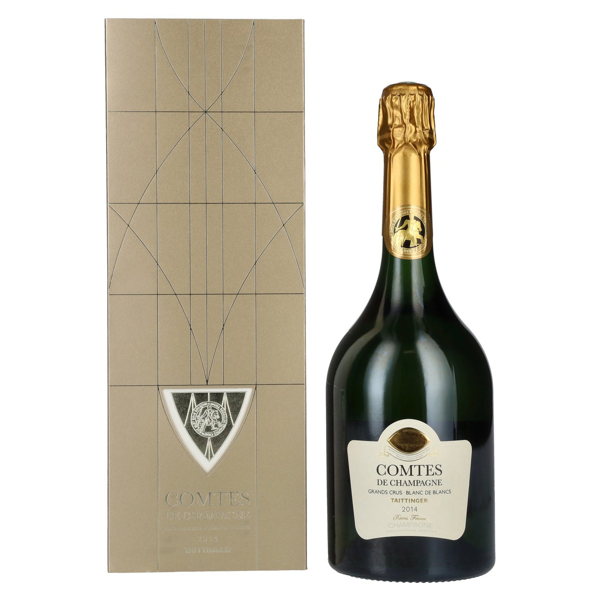 Taittinger COMTES DE CHAMPAGNE Blanc de Blancs Brut 2014 12.5% ABV 0.75l in a gift box