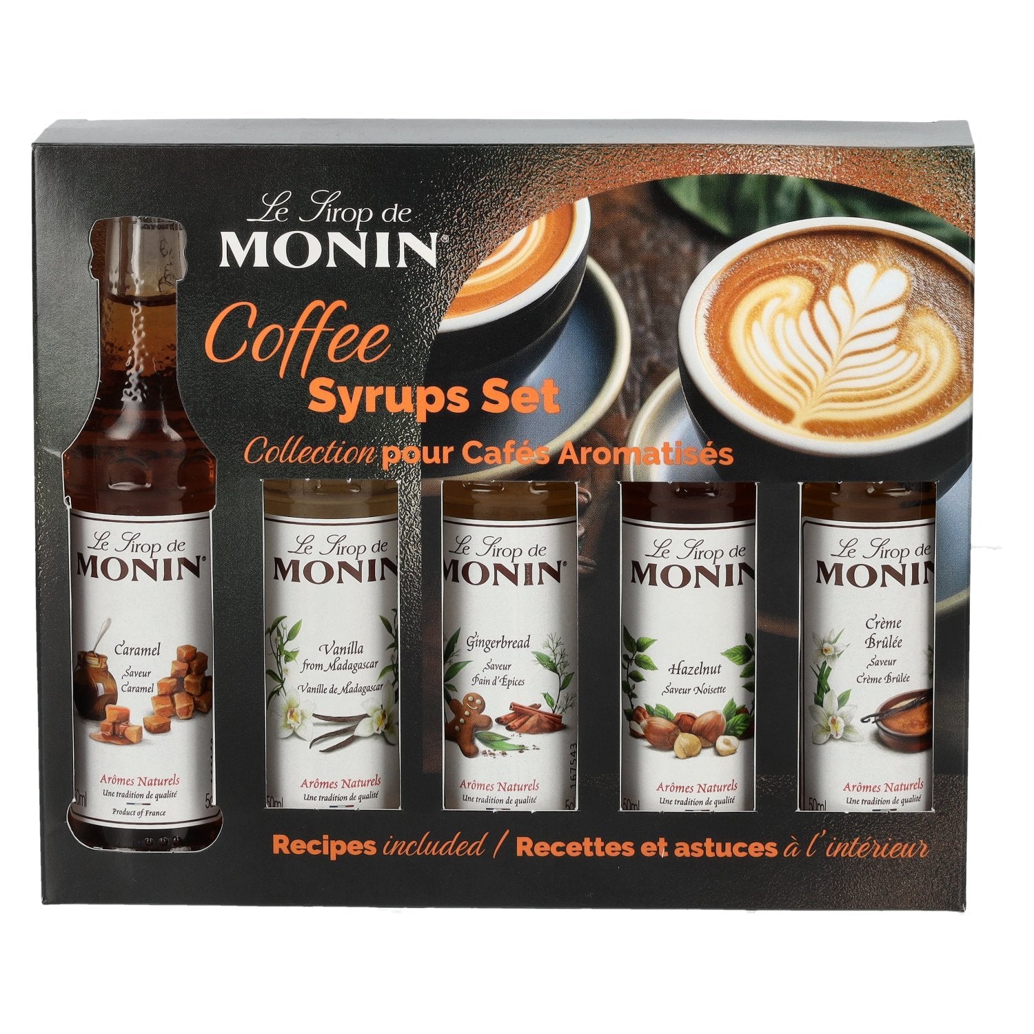 Le Sirop de Monin KOFFIE SYRUPS SET 5x0.05l