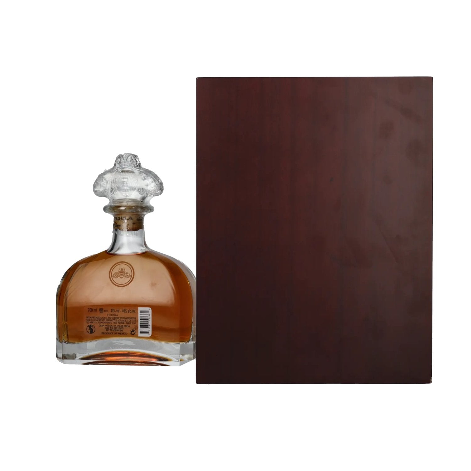Gran Patrón Tequila BURDEOS Añejo 100% de Agave 40% Vol. 0,7l in Holzkiste