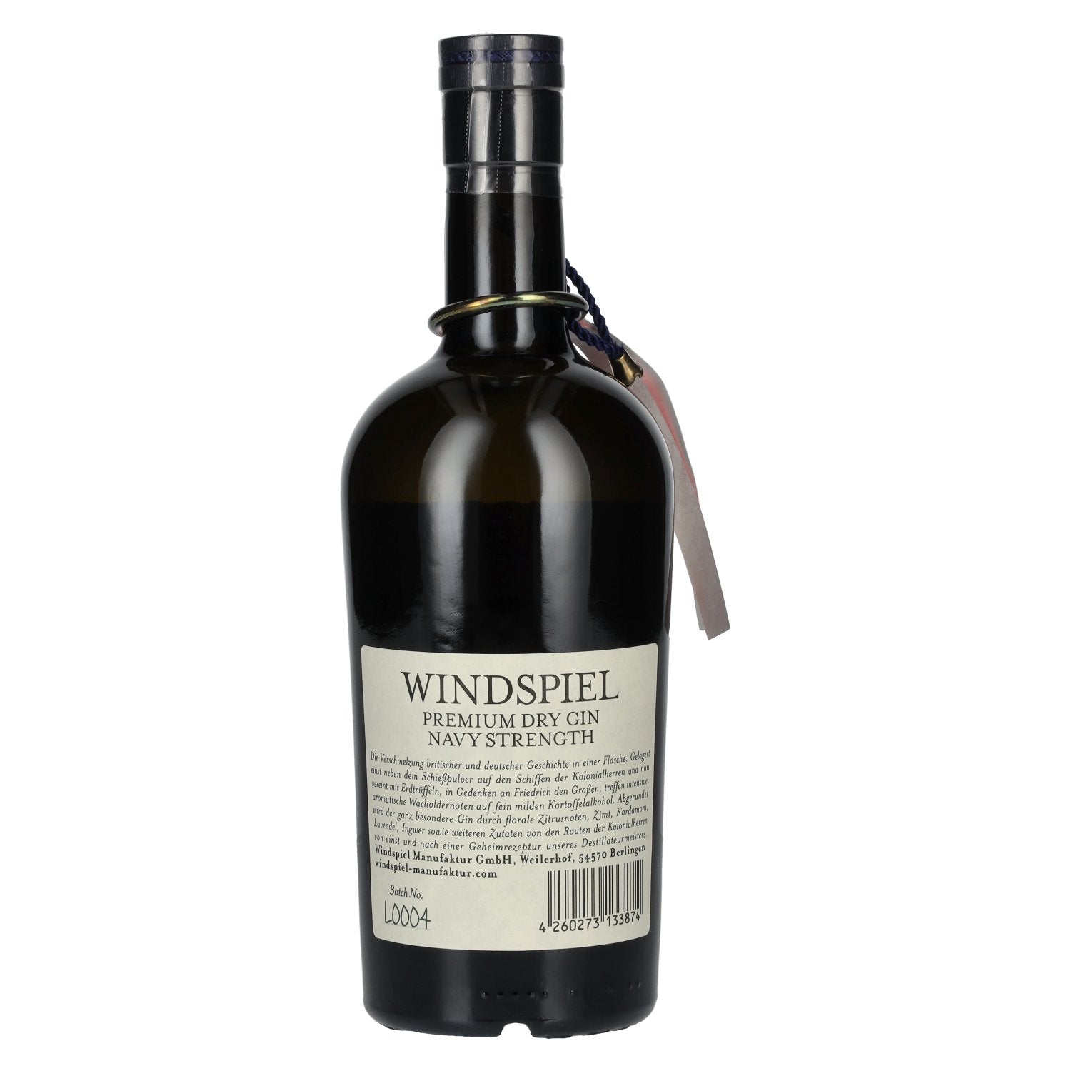 Windspiel Premium Dry Gin Navy Strength 57% Vol. 0,5l