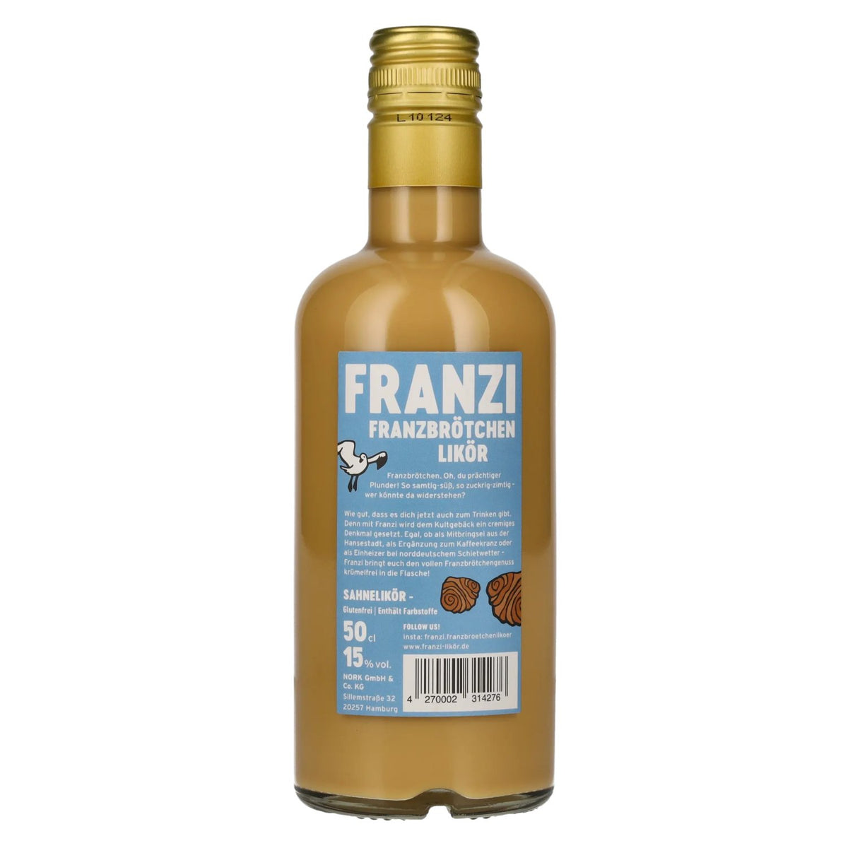 Franzi Franzbrötchen Likör 15% Vol. 0,5l