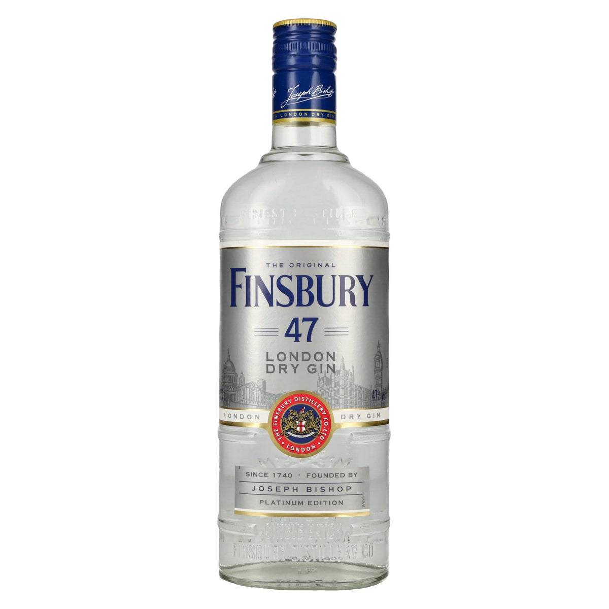 Finsbury 47 London Dry Gin Platinum Edition 47% ABV 0.7l
