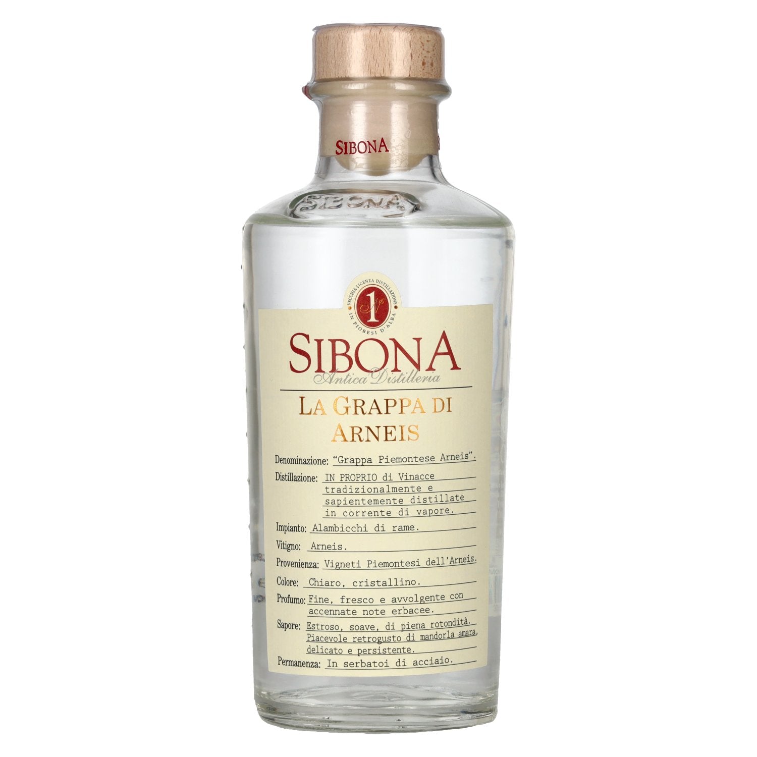 Sibona La Grappa di ARNEIS 40 % vol. 0,5 l