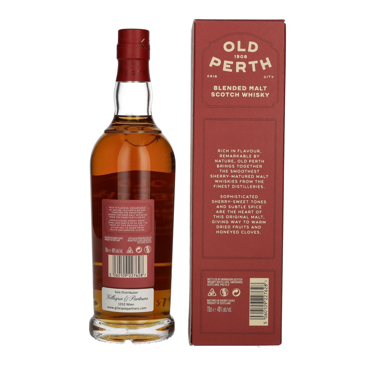 Old Perth The Original Blended Malt Scotch Whisky Sherry Casks 46% Vol. 0,7l in Geschenkbox