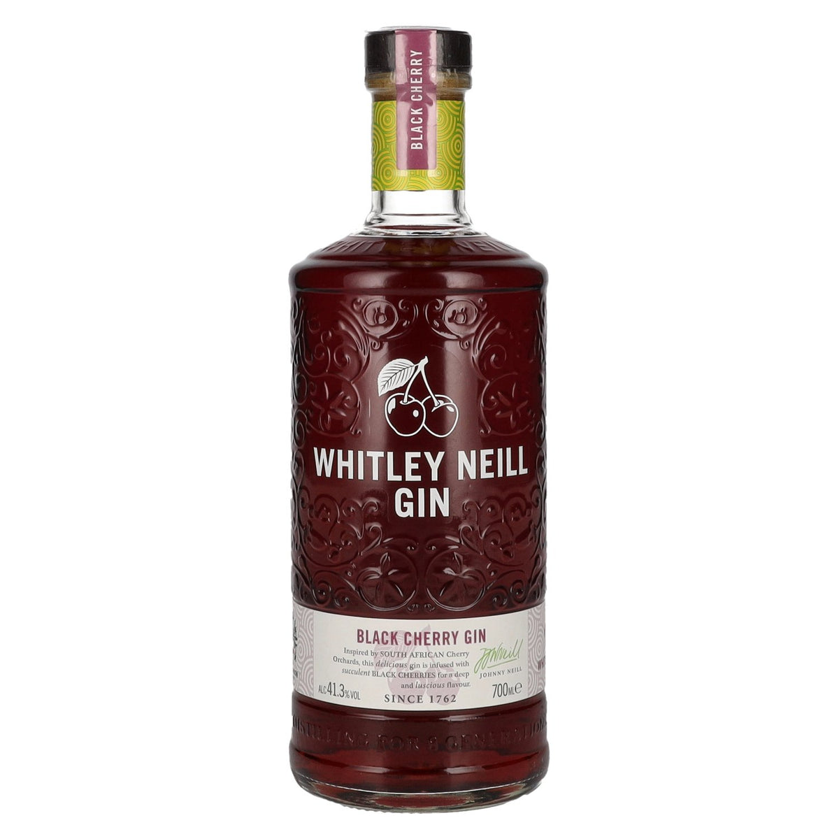 Whitley Neill BLACK CHERRY GIN 41.3% ABV 0.7l