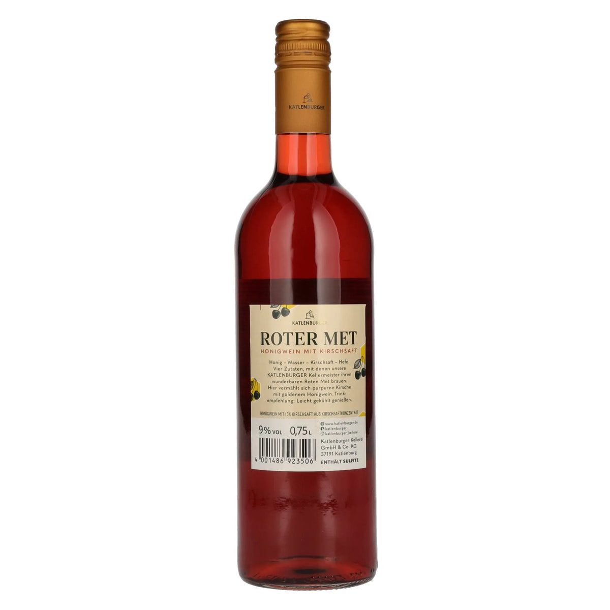 Katlenburger Roter Met Honigwein mit Kirschsaft 9% Vol. 0,75l