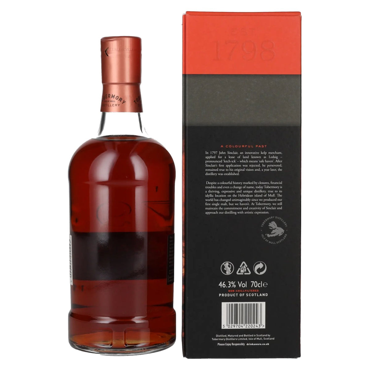 Ledaig SINCLAIR SERIES Rioja Cask Finish 46,3% Vol. 0,7l in Geschenkbox