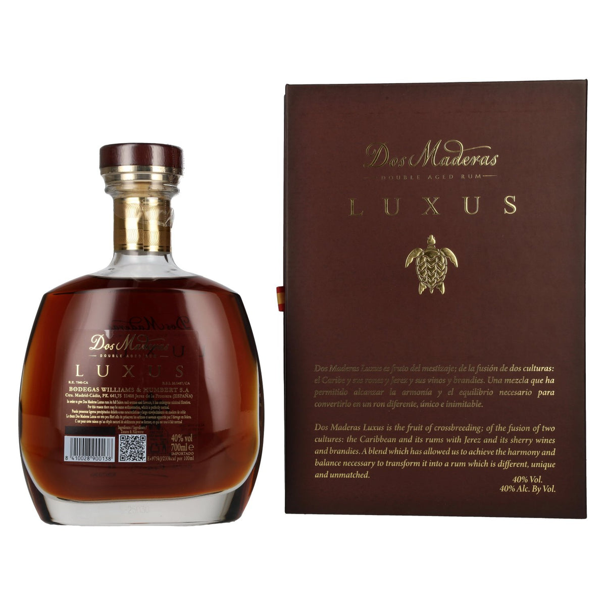 Dos Maderas LUXUS Double Aged Rum Limited Edition 40% vol. 0,7 l in geschenkverpakking