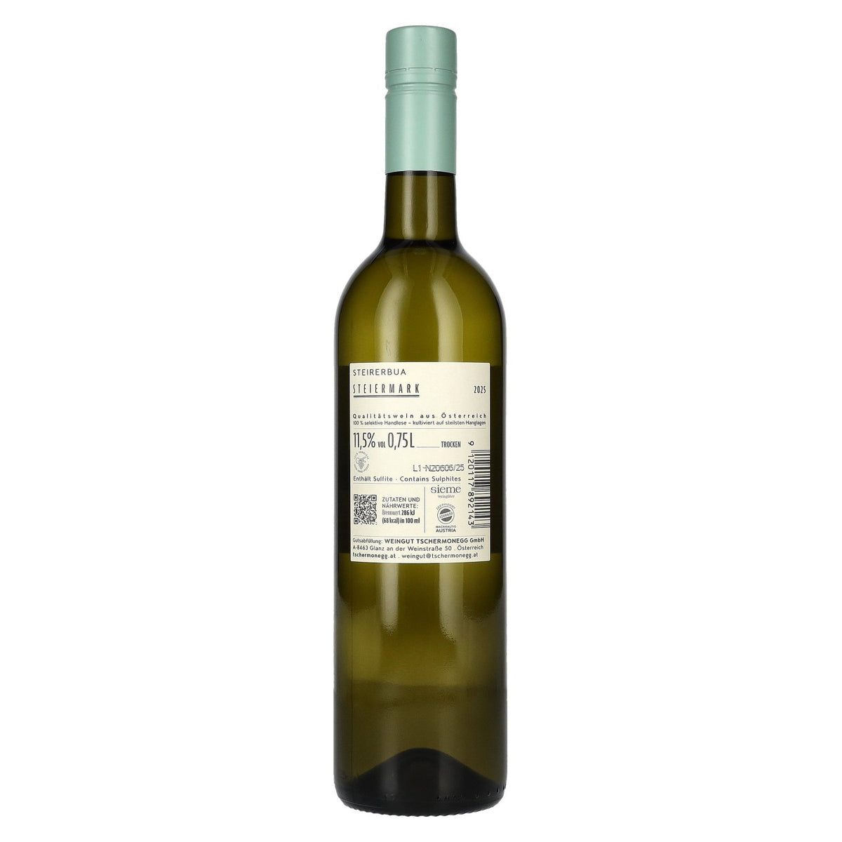 Tschermonegg Steirerbua Styrie 2025 11,5 % vol. 0,75 l