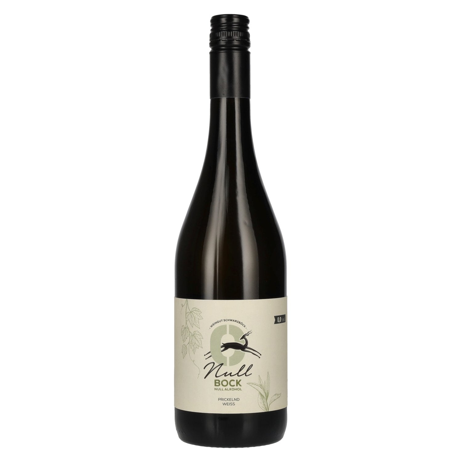 Schwarzböck Null Bock Null Alkohol Weiß prickelnd 0,75l