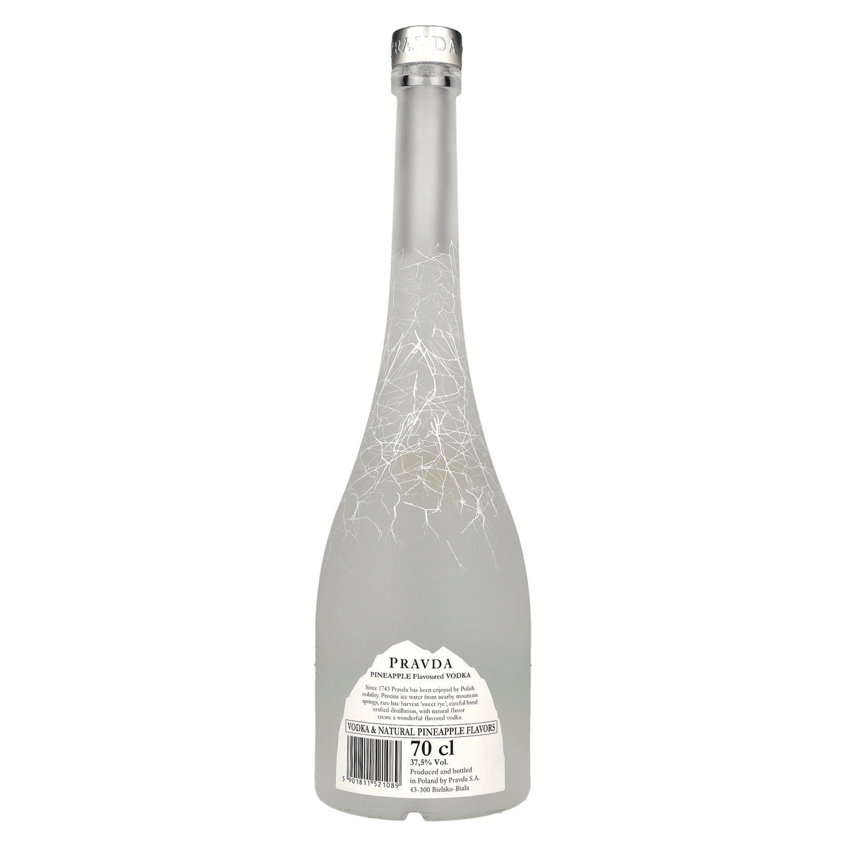 Pravda PINEAPPLE-wodka met ananassmaak 37,5% vol. 0,7 l