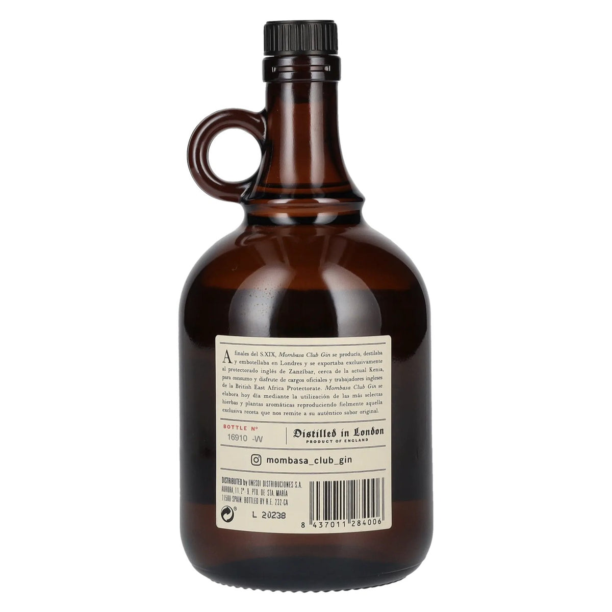 Mombasa Club London Dry Gin 41,5% vol. 0,7 l