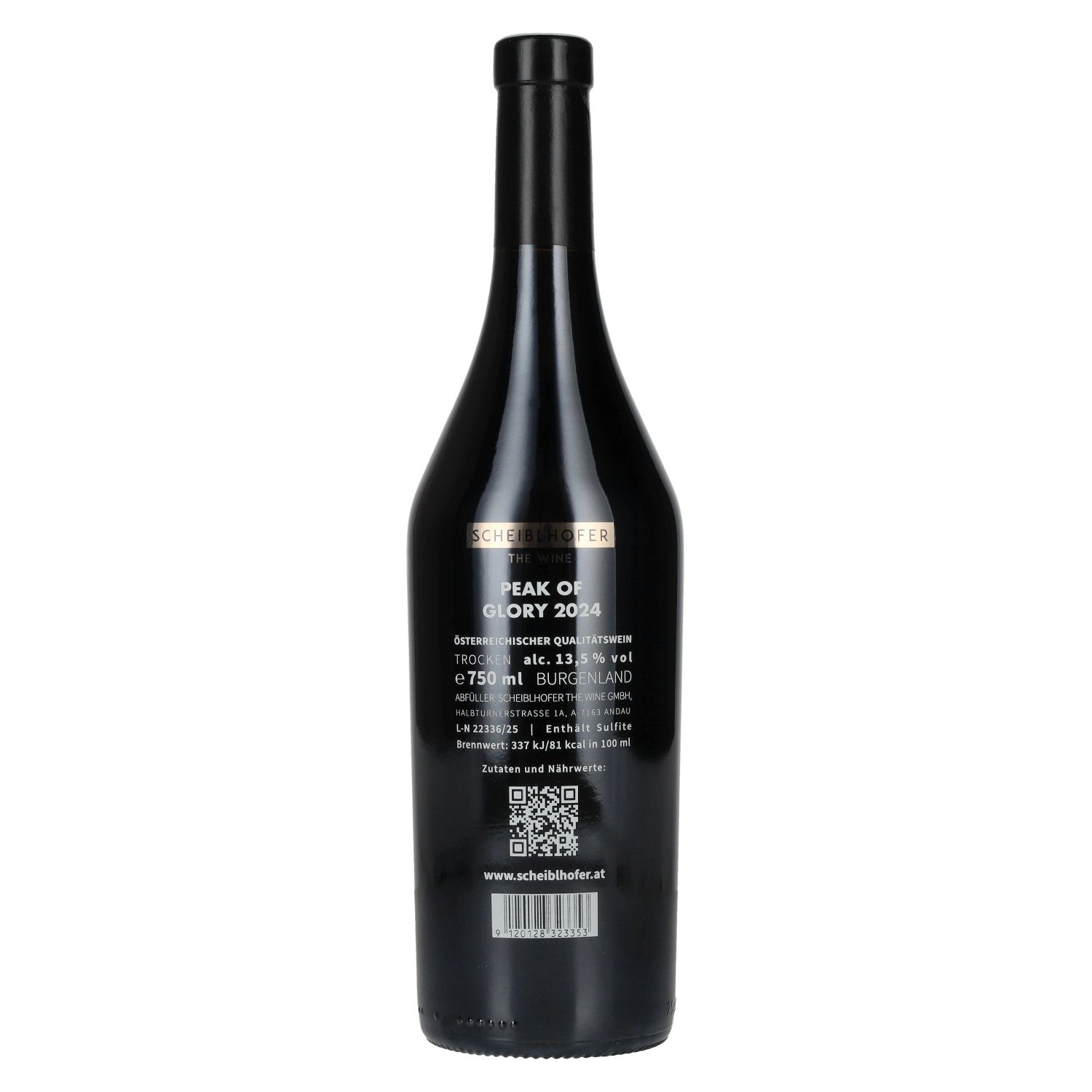 Scheiblhofer The Peak of Glory 2024 13,5% vol. 0,75l