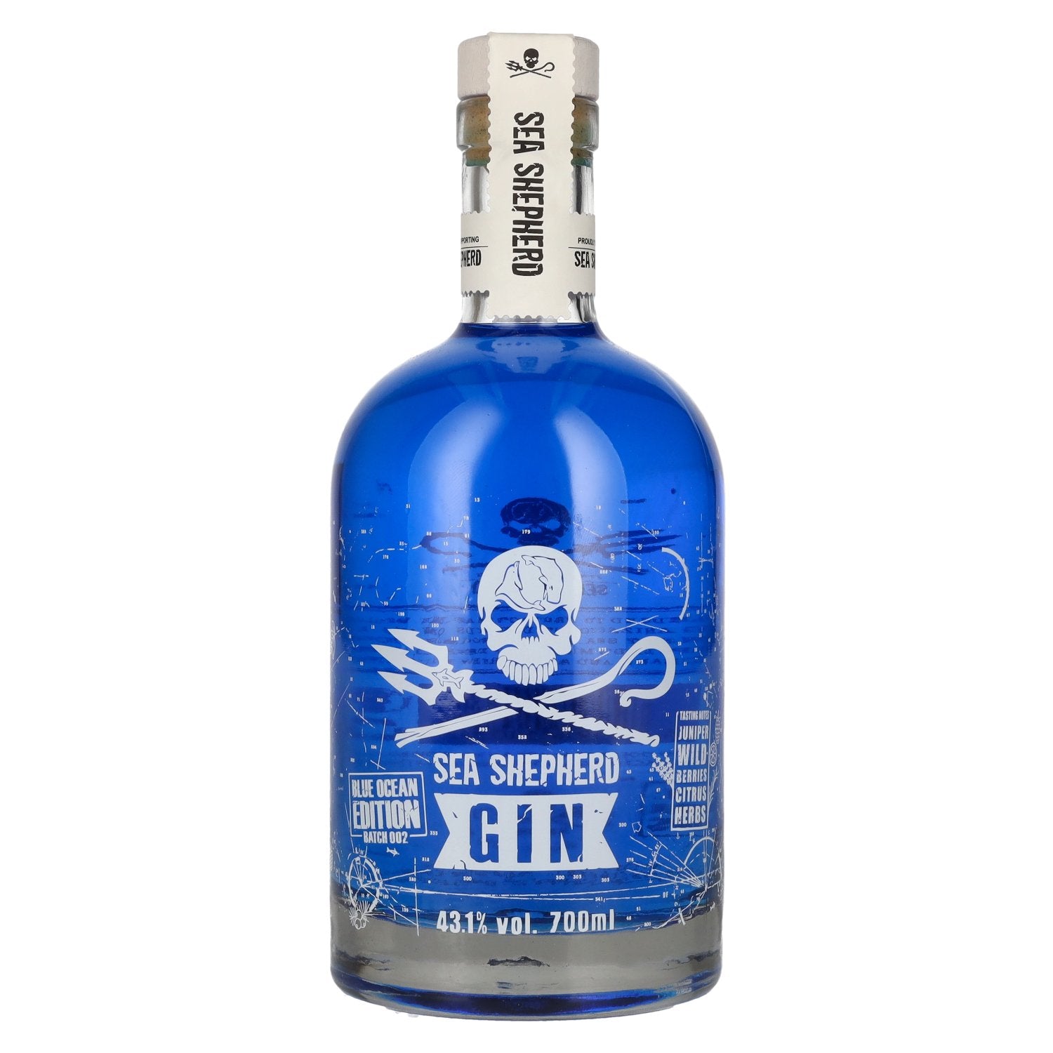 Sea Shepherd Blue Gin OCEAN EDITION BATCH 002 43,1% Vol. 0,7l