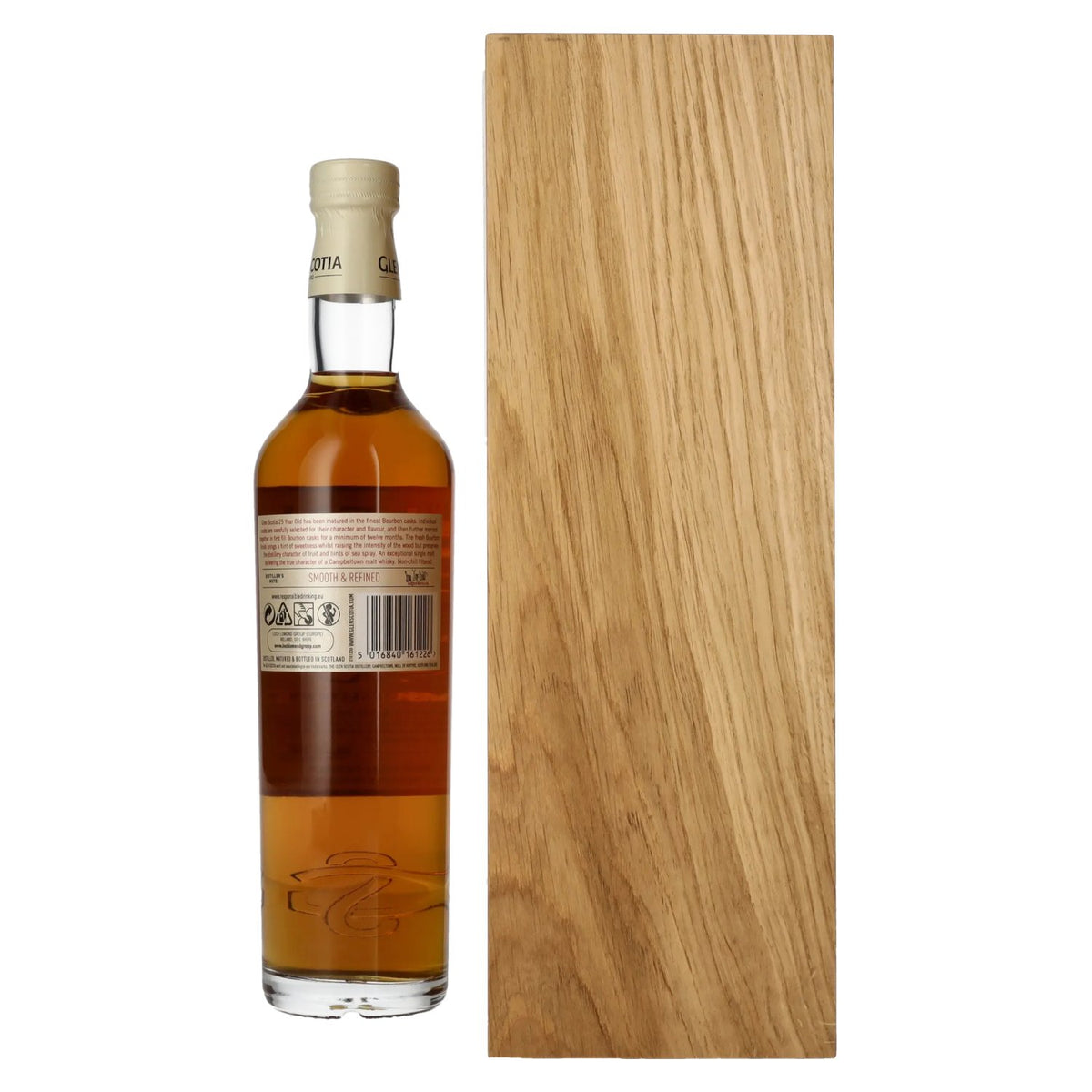 Glen Scotia 25 Years Old Single Malt Scotch Whisky 48.8% ABV 0.7l in a wooden box