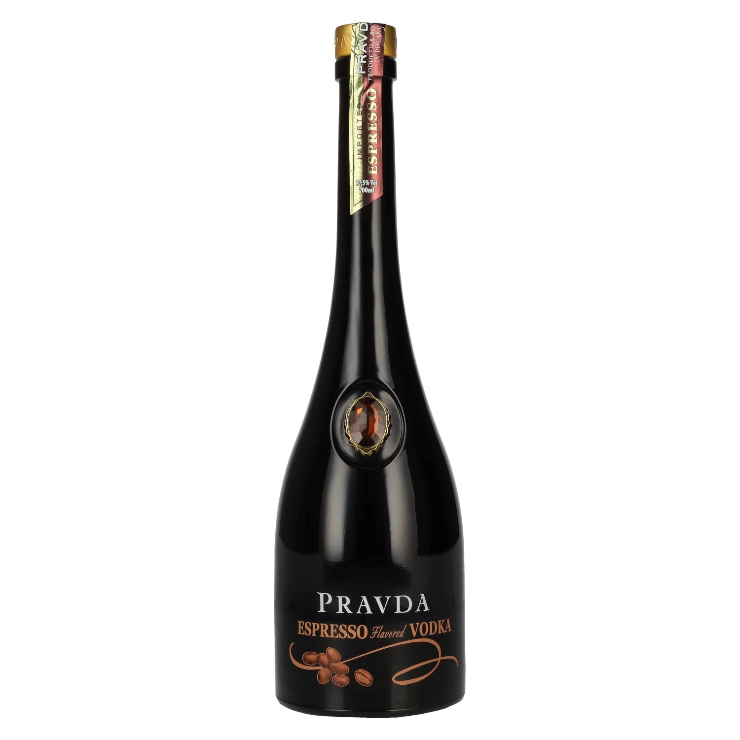 Pravda ESPRESSO Vodka aromatisée 37,5% vol. 0,7l