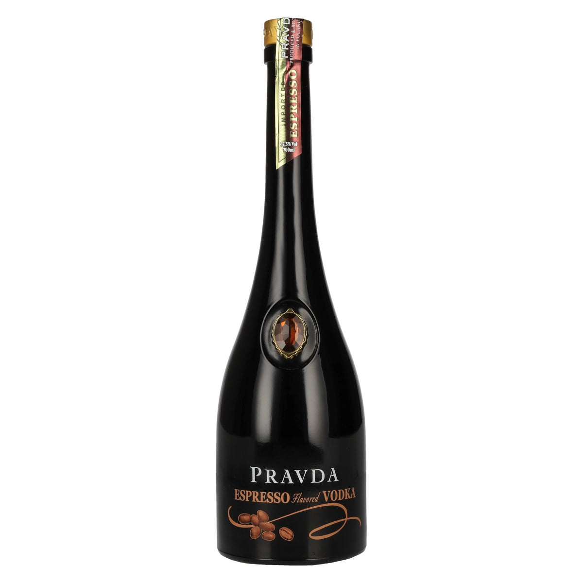 Pravda ESPRESSO Flavoured Vodka 37.5% ABV 0.7l