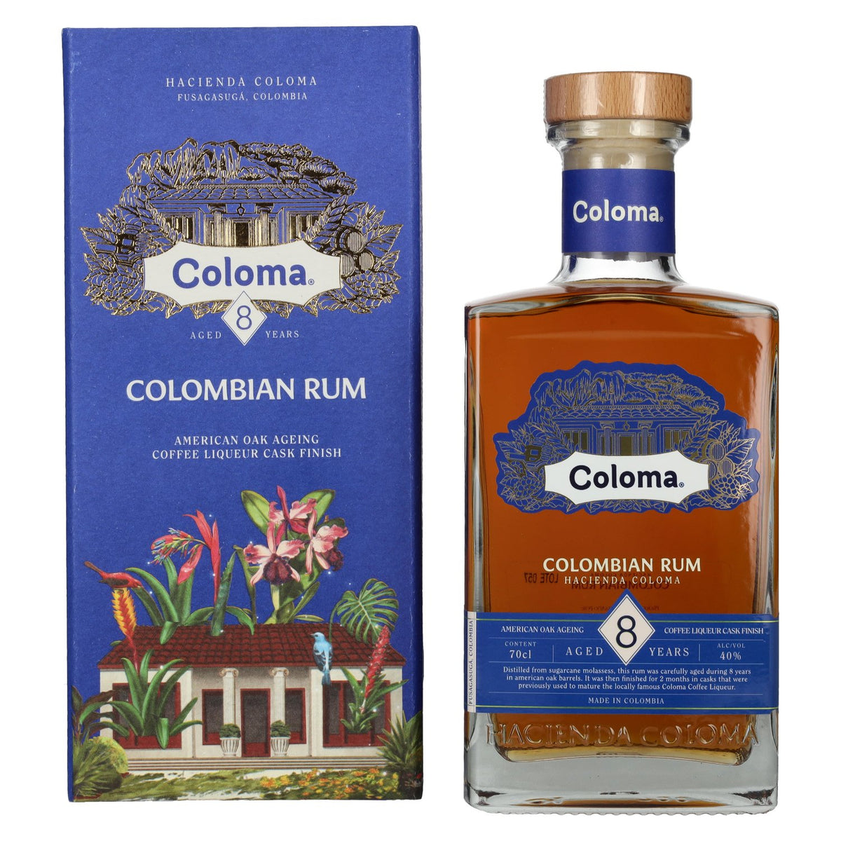 Ron Coloma 8 Years Old 40% Vol. 0,7l in Geschenkbox