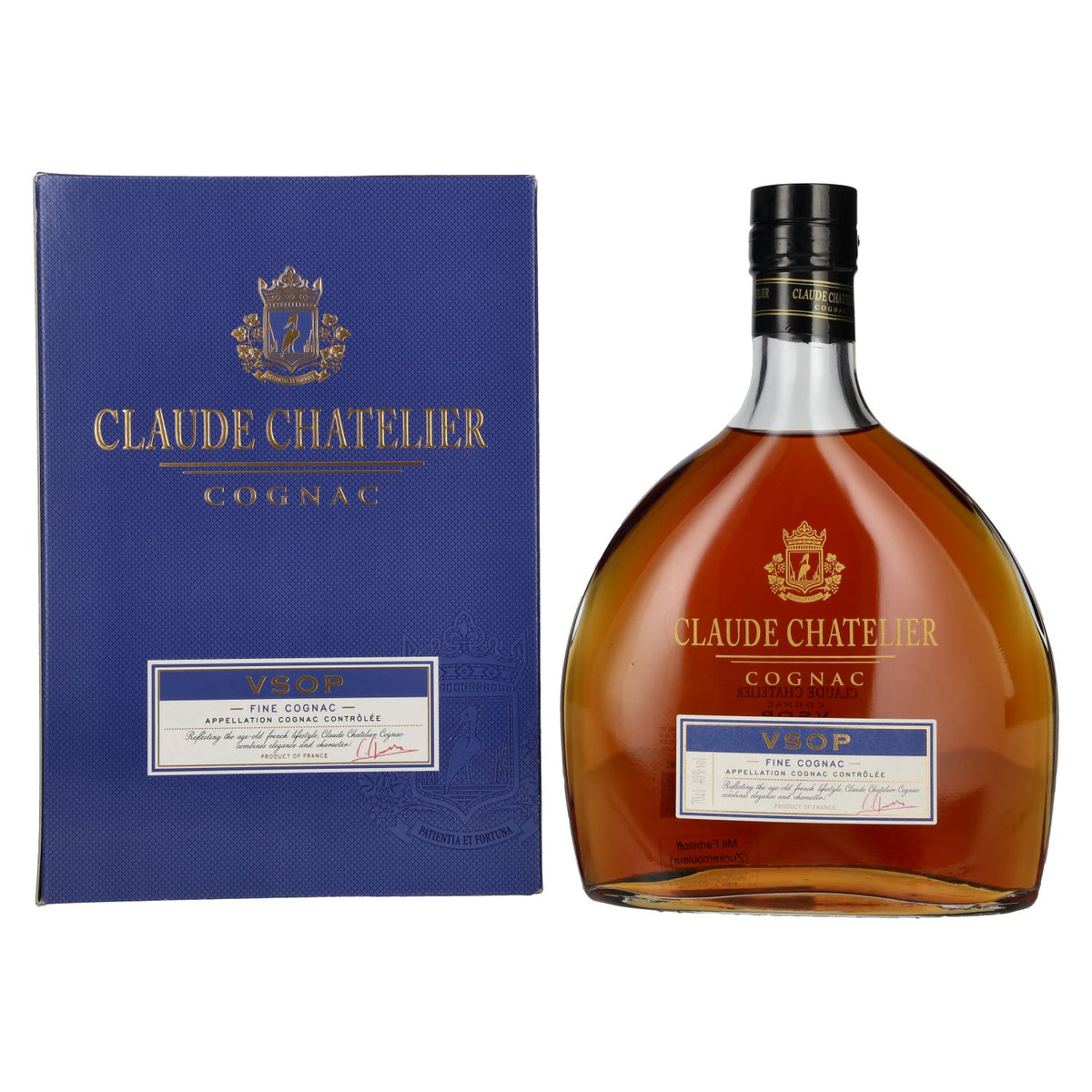 Claude Chatelier VSOP Fine Cognac 40% Vol. 0,7l in Geschenkbox
