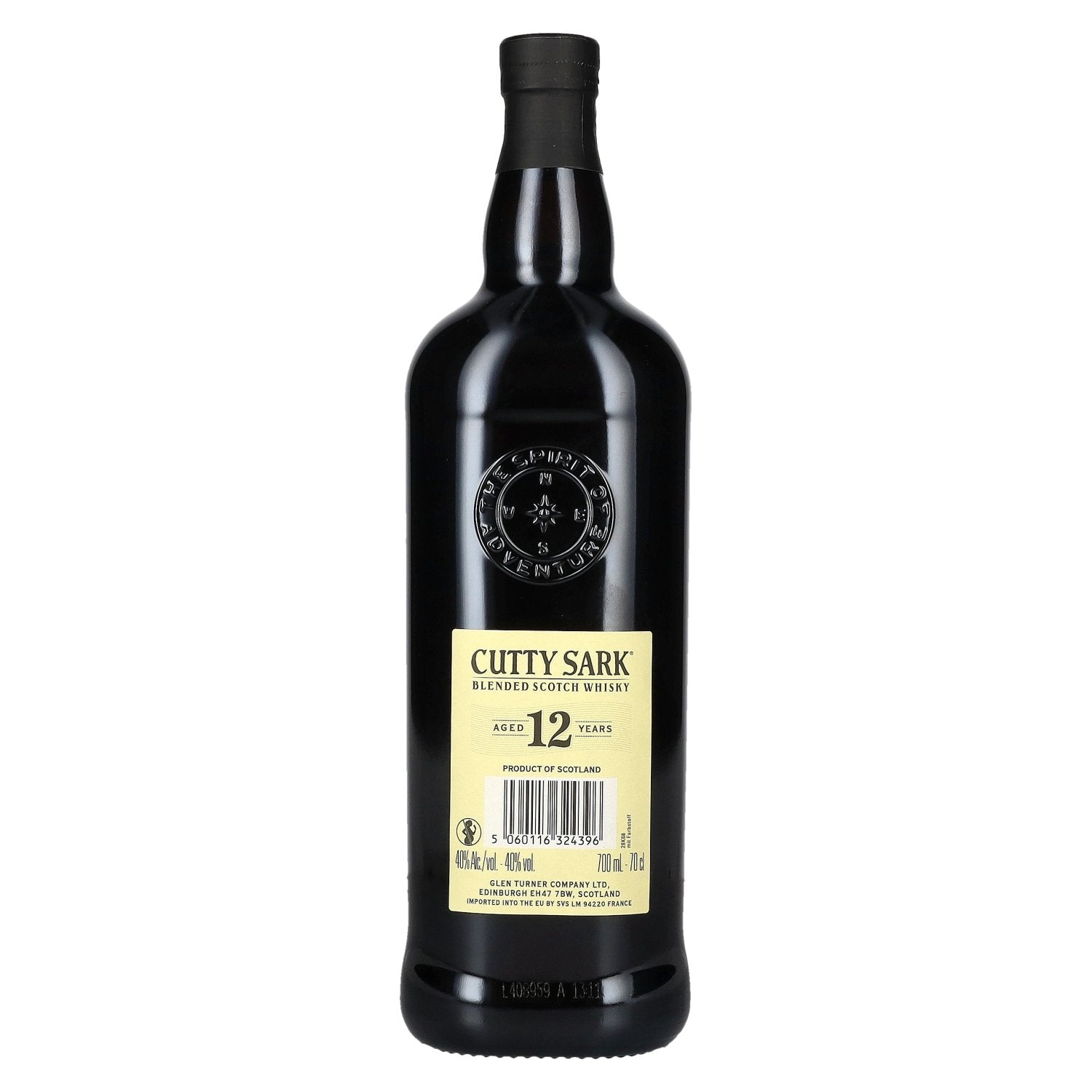 Cutty Sark 12 Years Old Blended Scotch Whisky 40% Vol. 0,7l