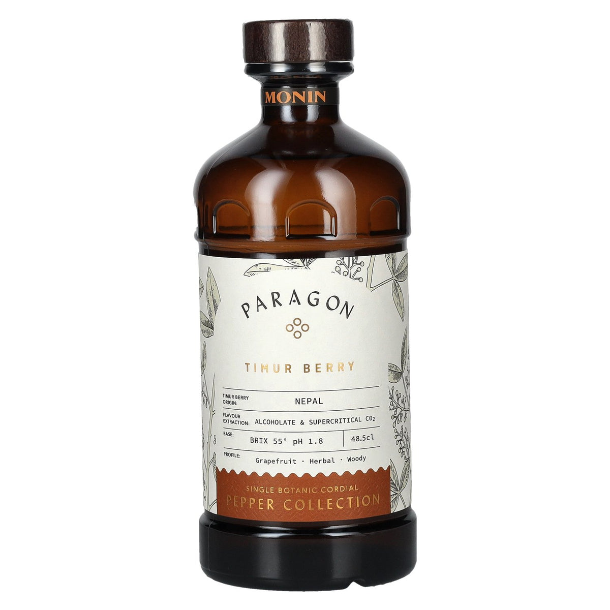 Monin Paragon TIMUR BERRY Single Botanic Cordial Mystic Collection 0,485 l