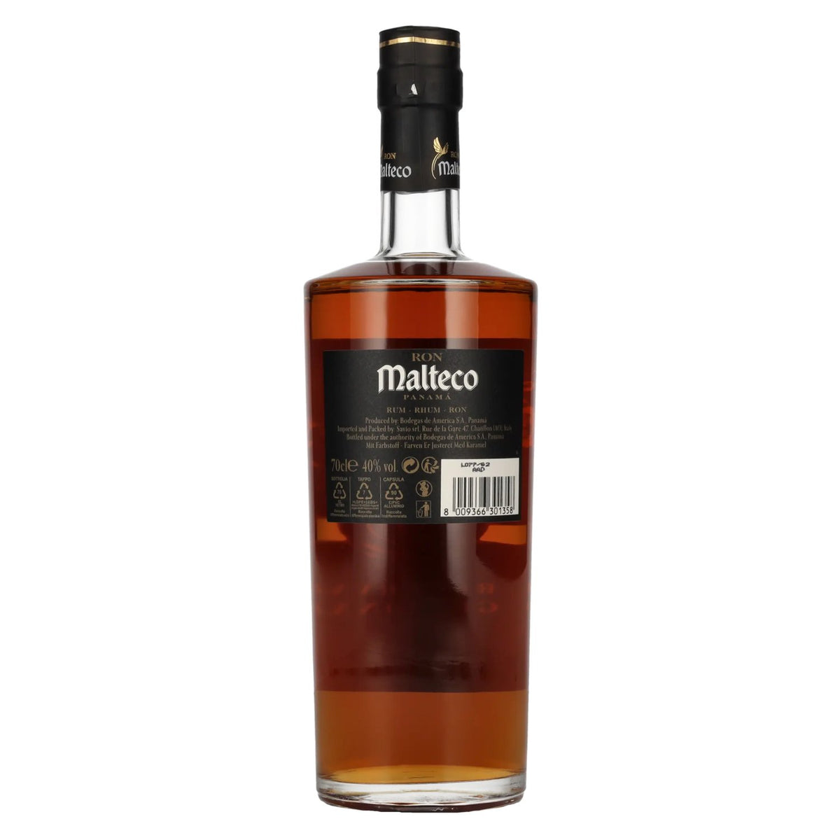 Ron Malteco Panamá 6 Años Reserva Genuina 40% Vol. 0,7l