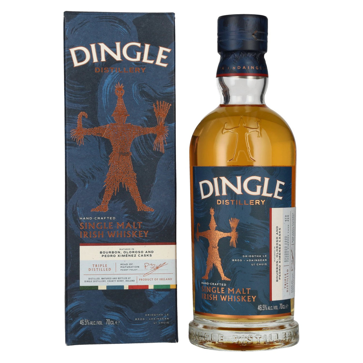 Dingle Single Malt Irish Whiskey Triple Distilled 46,5% Vol. 0,7l in gift box