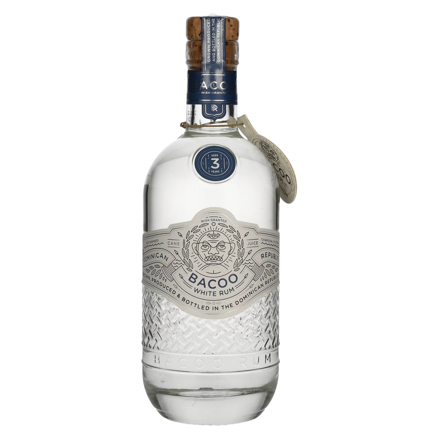 Bacoo 3 Jaar Oude Witte Rum 43% Vol. 0,7l