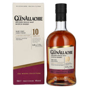 The GlenAllachie 10 ans d'âge RUBY PORT WOOD FINISH 48 % vol. 0,7 l dans un coffret cadeau