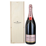 Moët & Chandon Champagne ROSÉ IMPÉRIAL Brut 12,5% Vol. 3l in Holzkiste