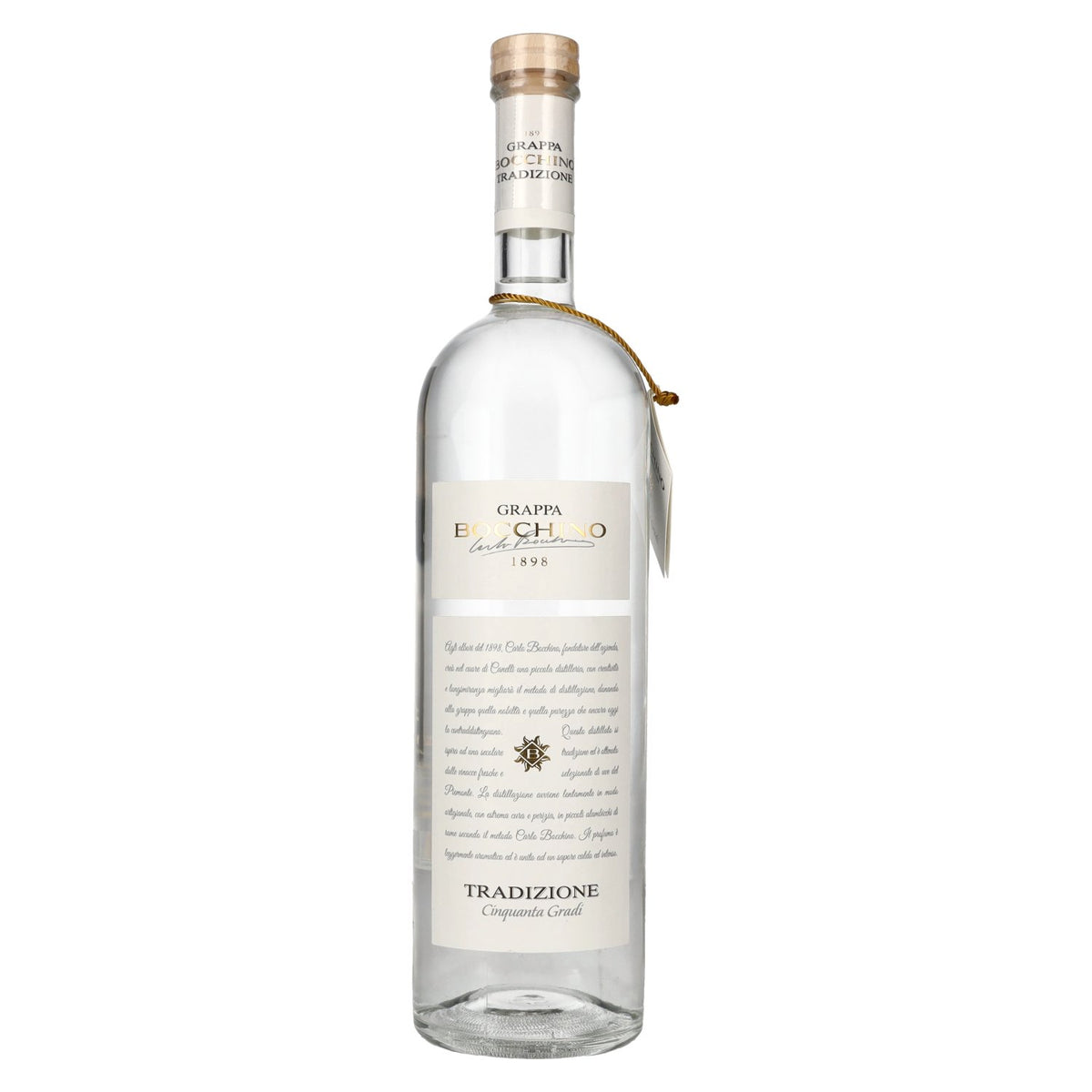 Bocchino Grappa TRADIZIONE 50% vol. 1l