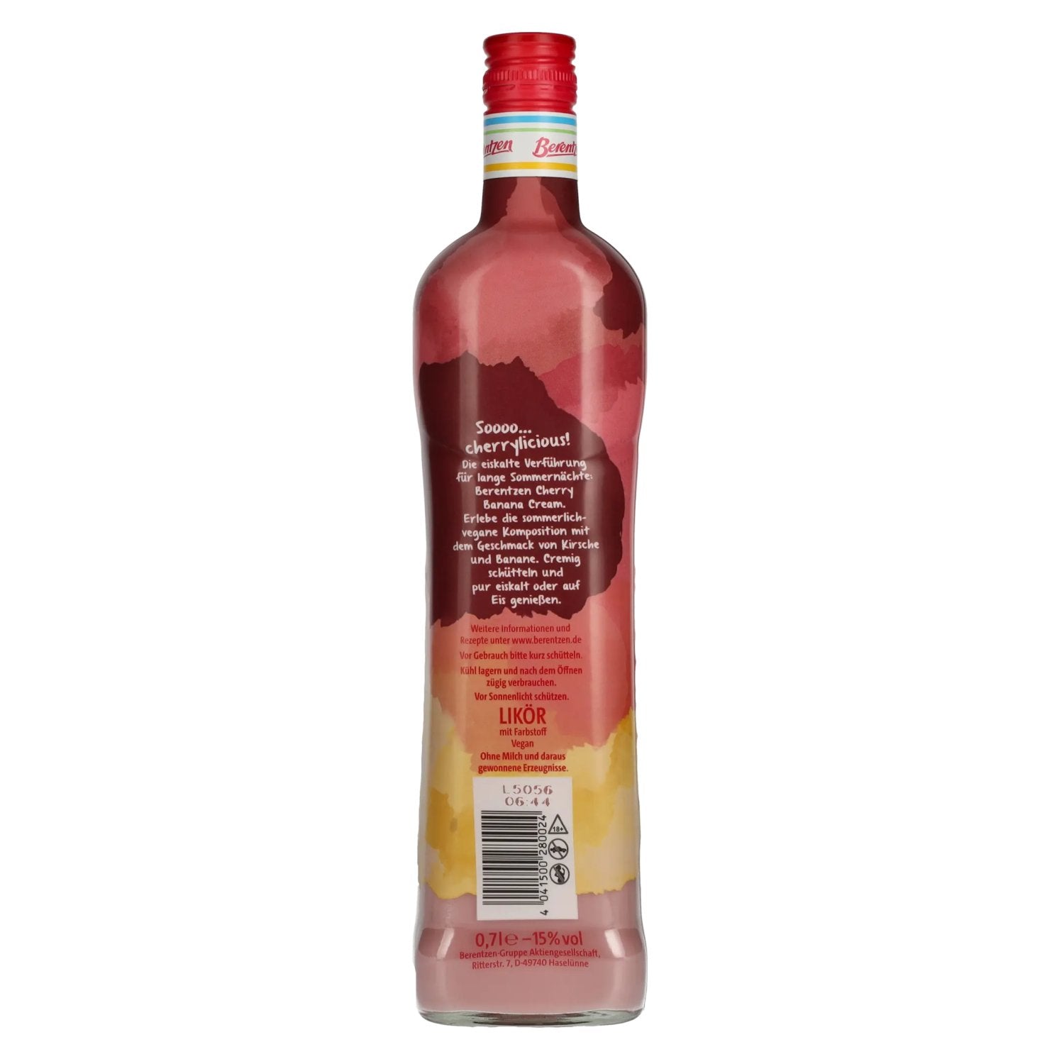 Berentzen Kersen-Banaan Roomlikeur 15% Vol. 0,7l