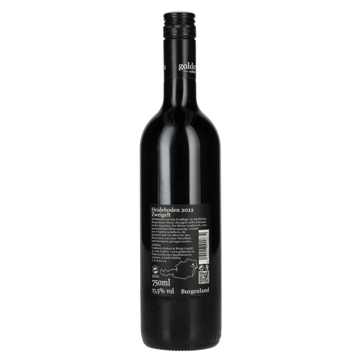 Goldenits Robert Heideboden Zweigelt 2022 13,5% Vol. 0,75l