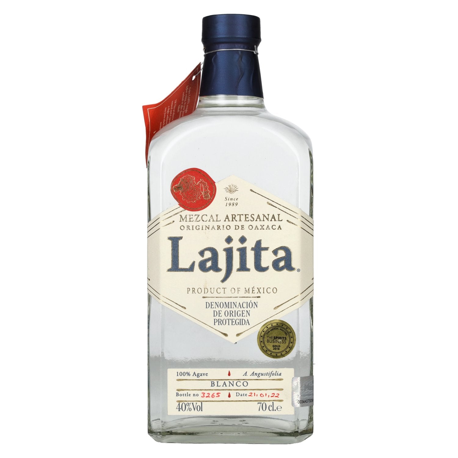 Lajita Mezcal Artesanal BLANCO 40% vol. 0,7 l
