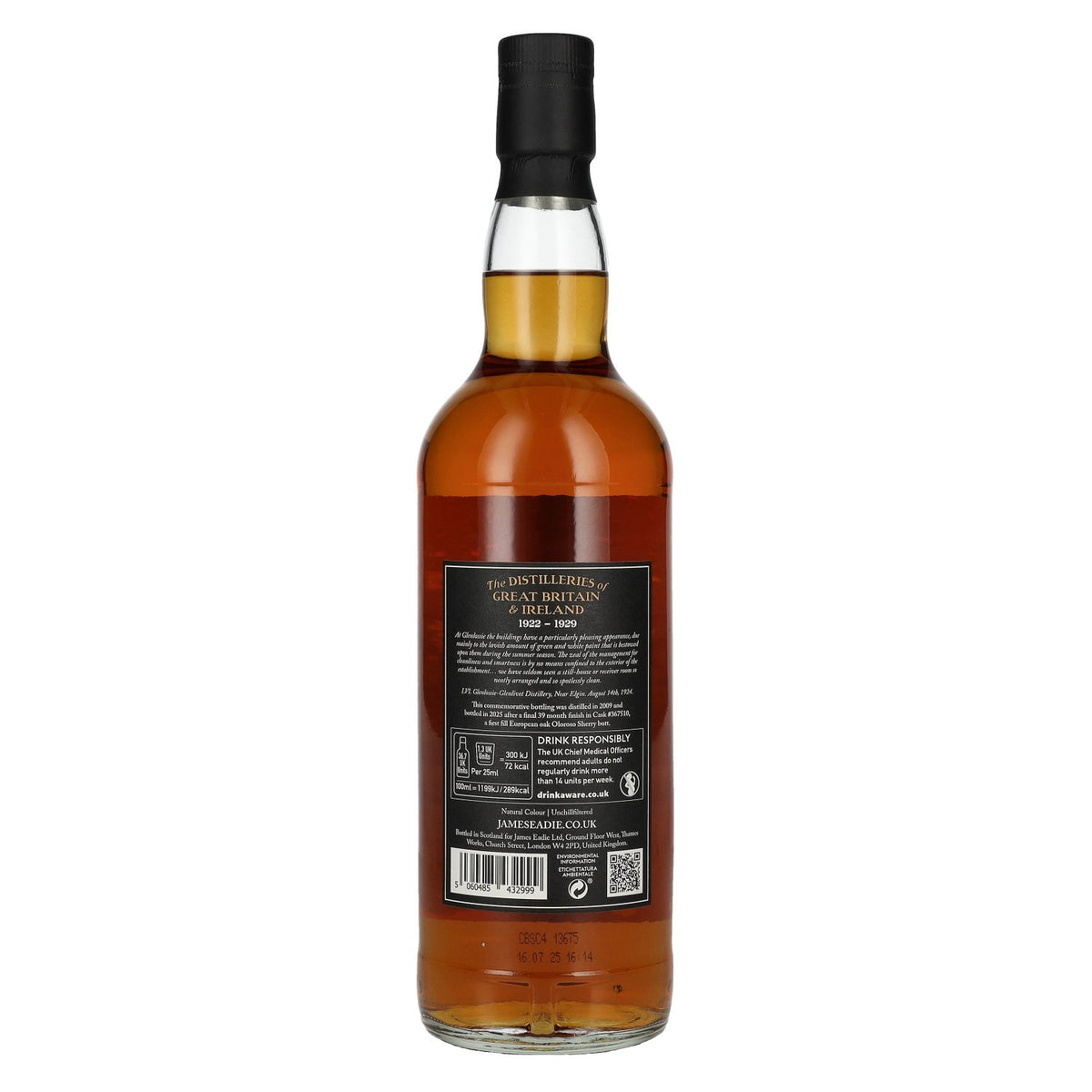 James Eadie Glenlossie 16-Year-Old Single Malt #367510 52.4% vol. 0.7l