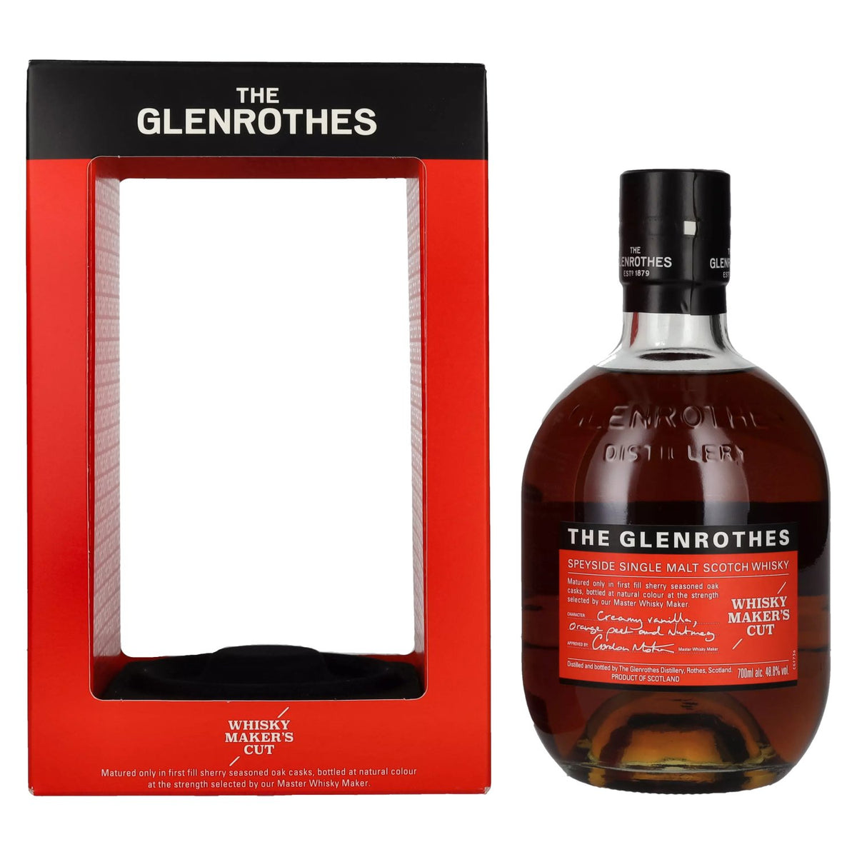 The Glenrothes Maker's Cut 48.8% ABV, 0.7l in a gift box