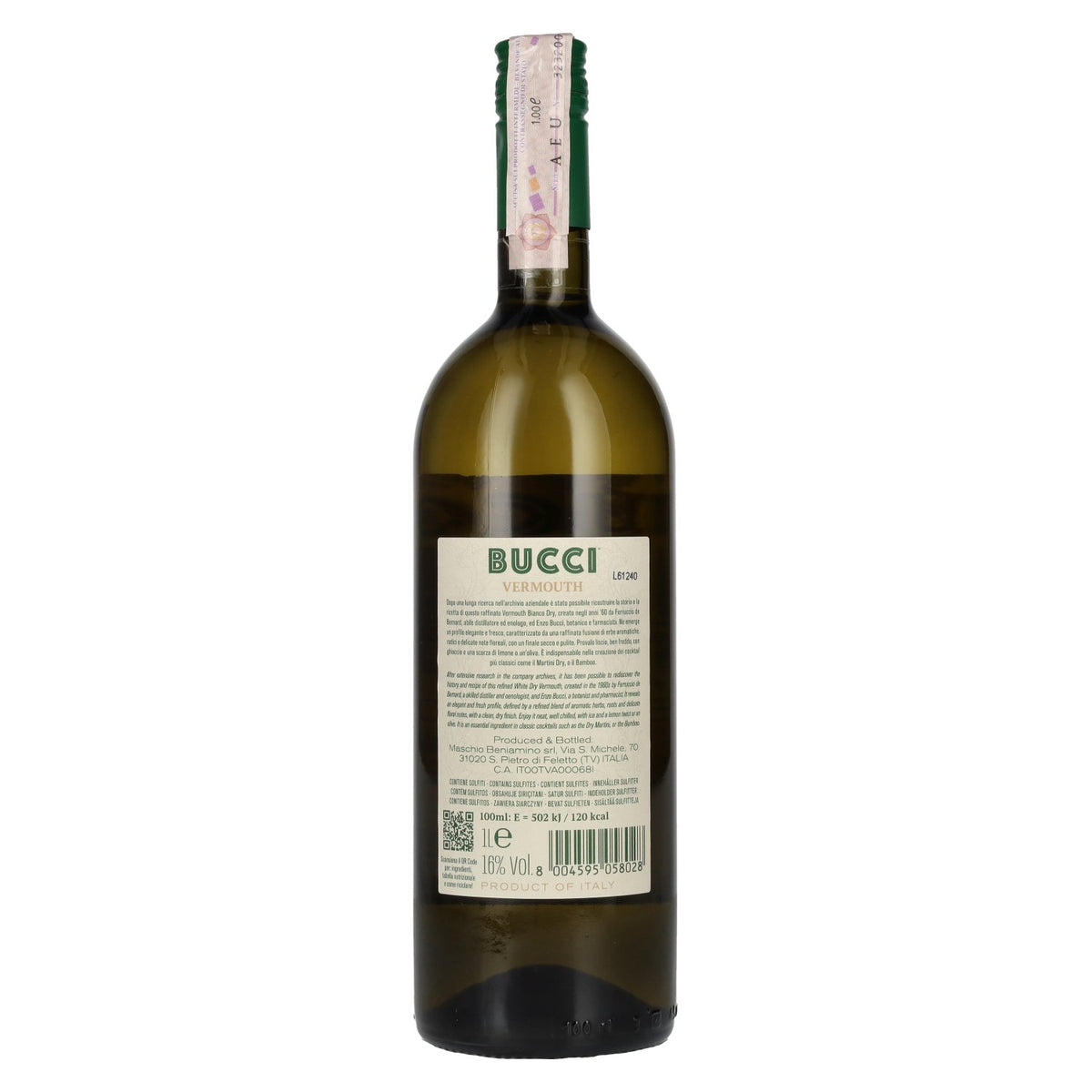 Bucci Vermouth Dry Bianco 16% Vol. 1l