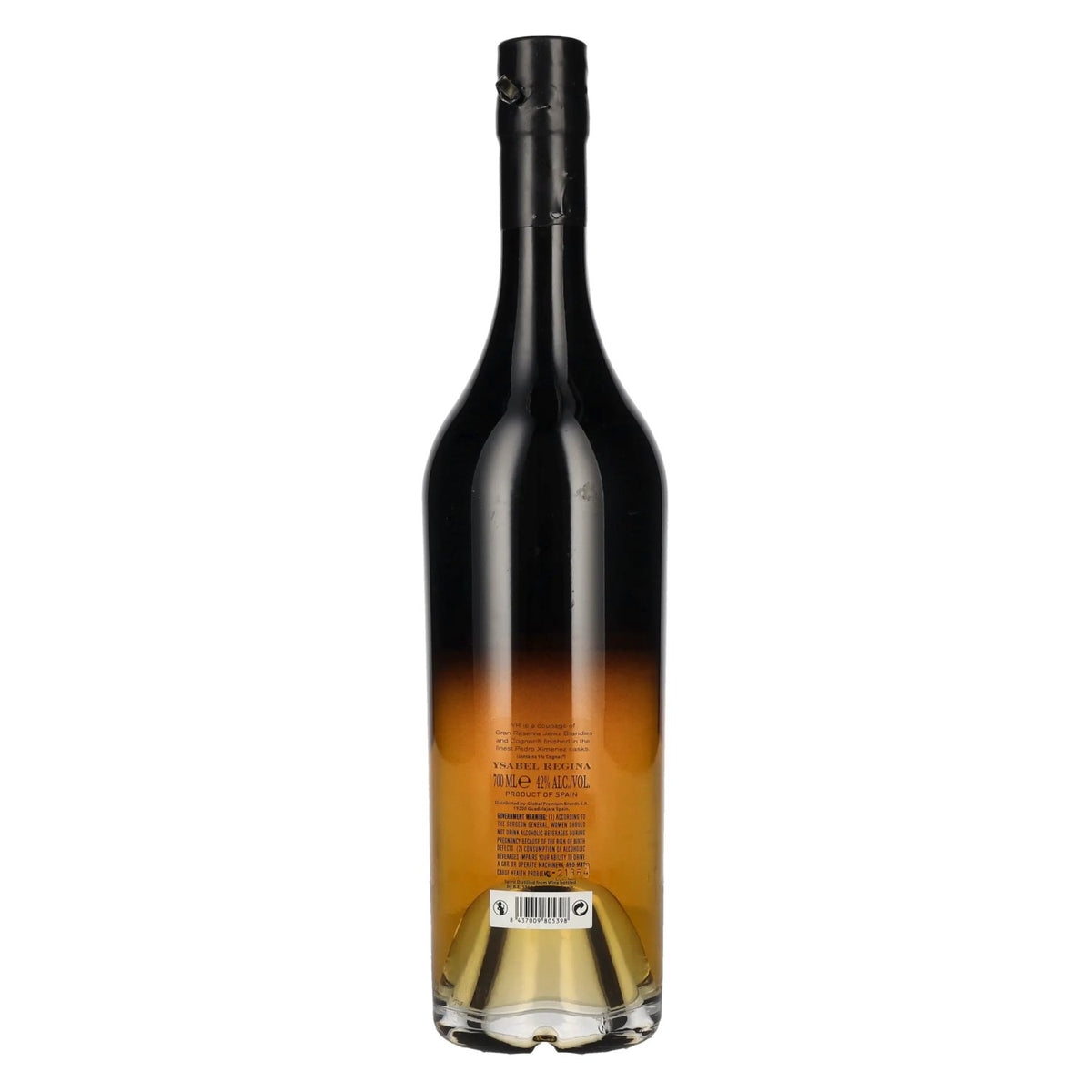 Ysabel Regina Singular Brandy, affiné en fût de Pedro Ximénez, 42 % vol., 0,7 l