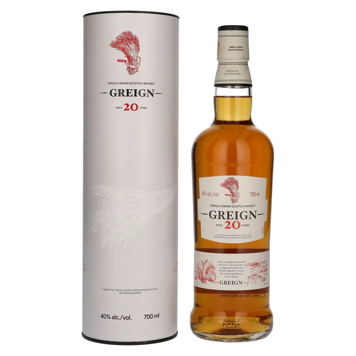Greign 20 Years Old Single Grain Scotch Whisky 40% Vol. 0,7l in Geschenkbox