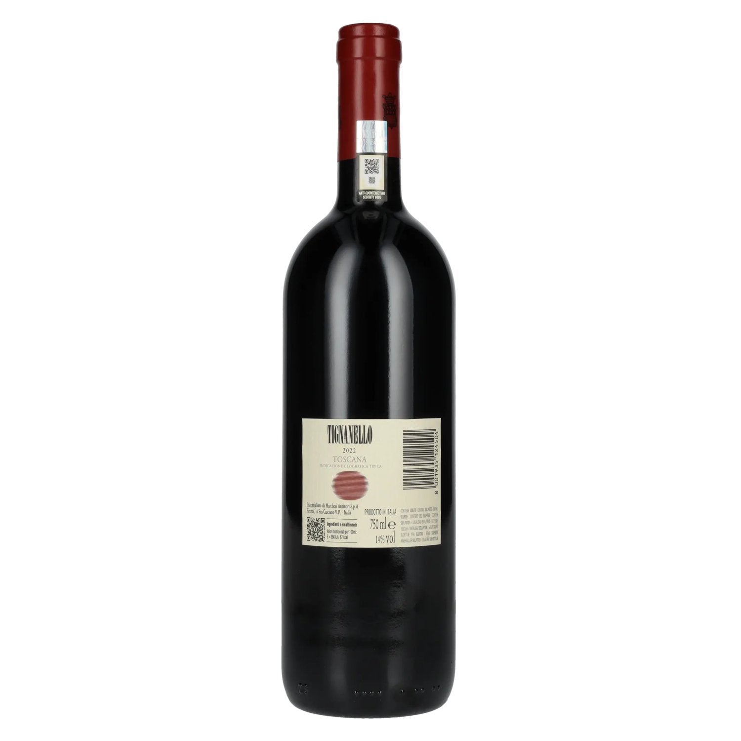 Marchesi Antinori Tignanello IGT 2022 14 % vol. 0,75 l