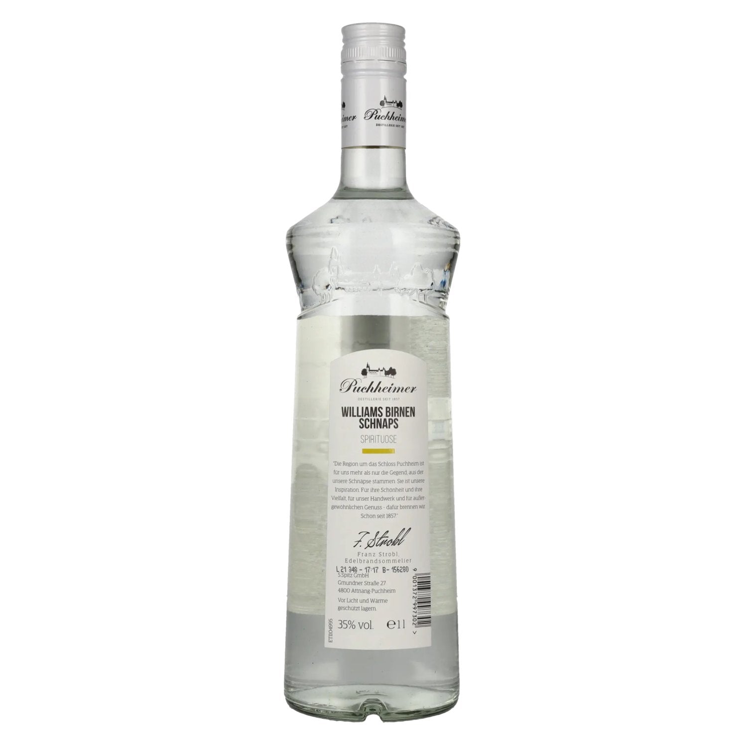 Puchheimer Williamsbirnen Schnaps 35% Vol. 1l