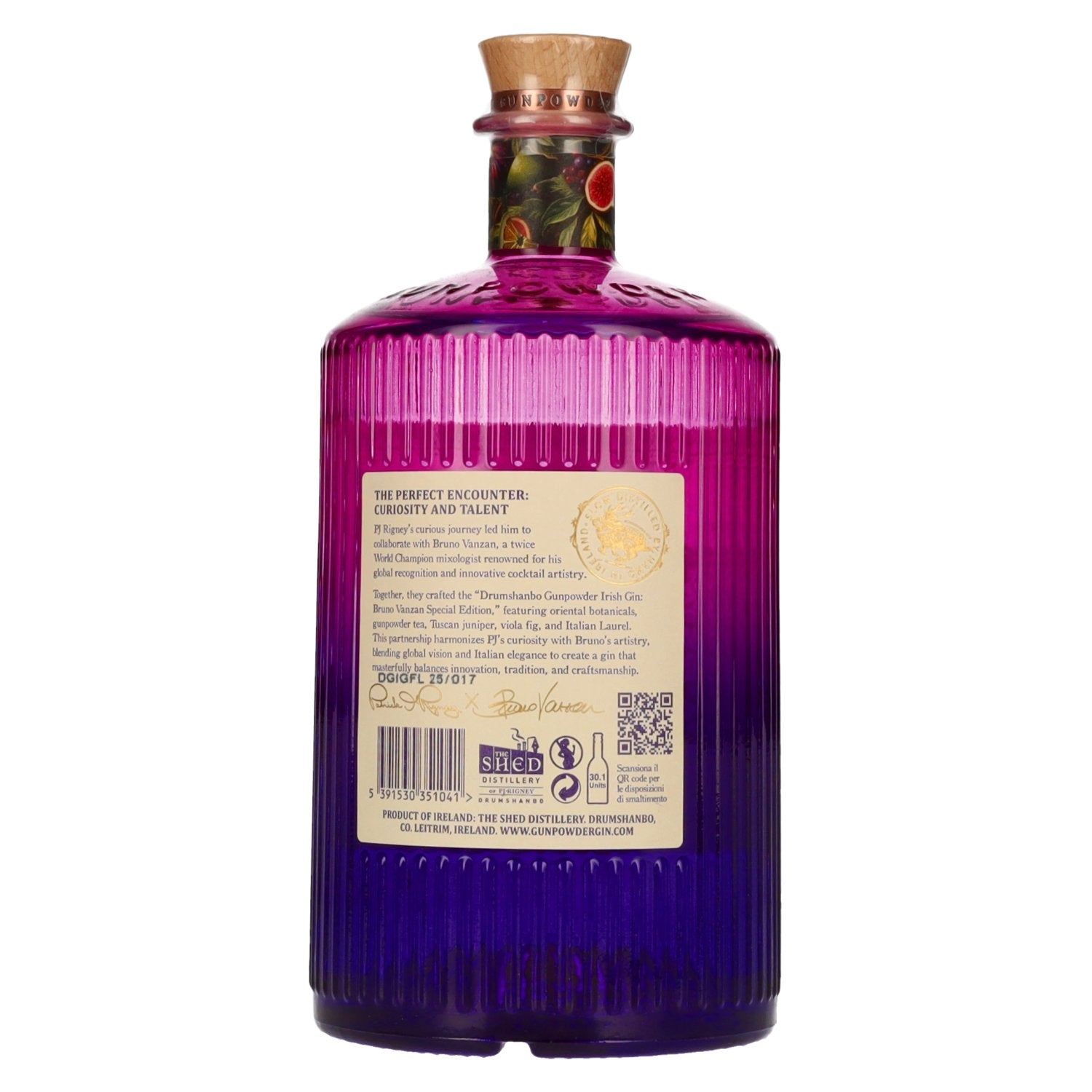 Drumshanbo Gunpowder Irish Gin met Italiaanse vijg en laurier 43% Vol. 0,7l