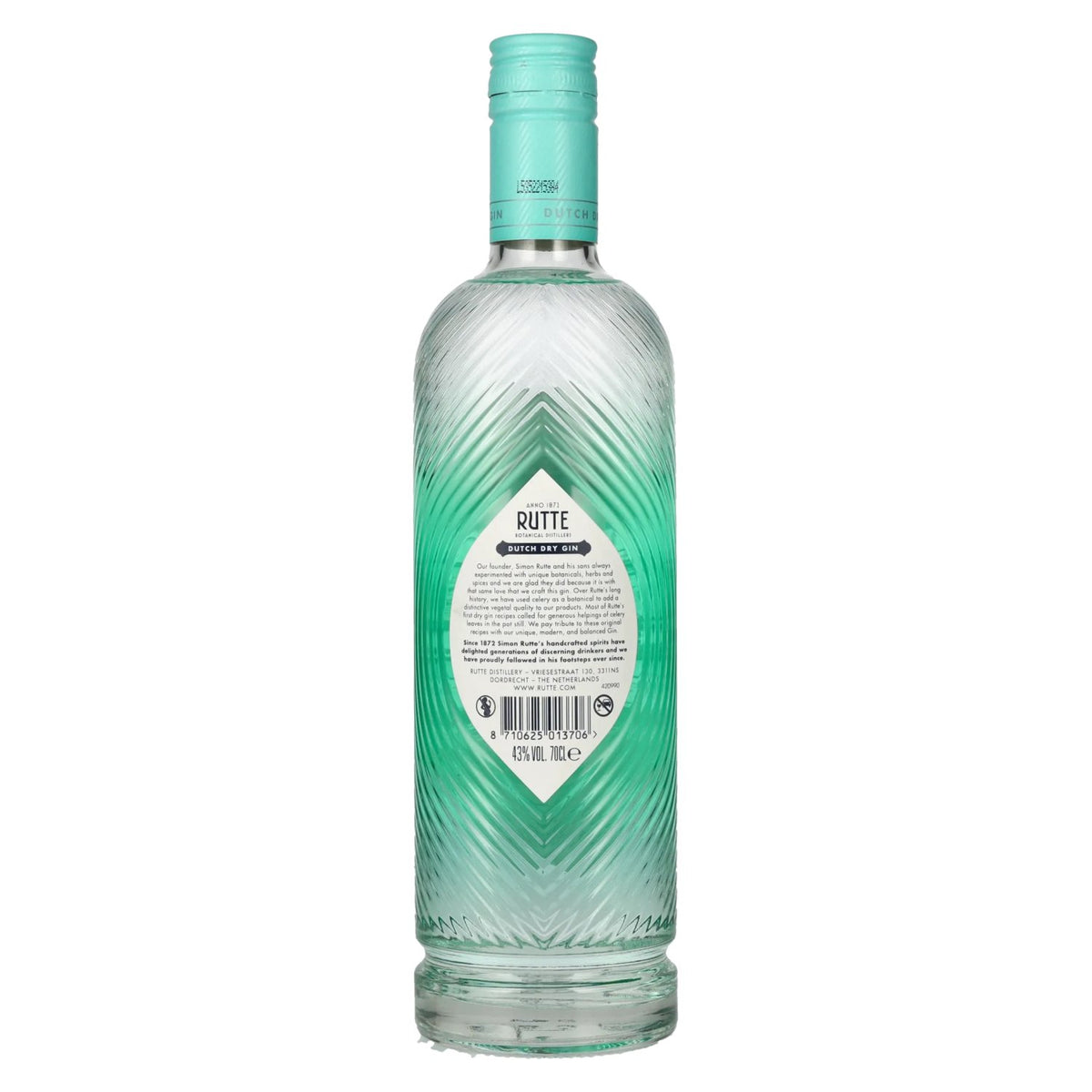 Rutte Dutch Dry Gin 43 % vol. 0,7 l