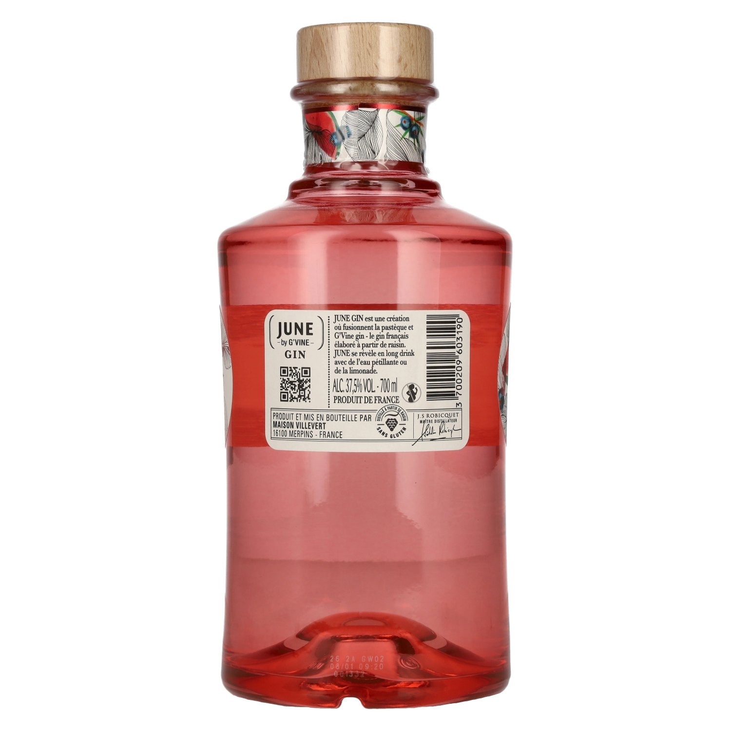 JUNE van G'Vine Gin Watermeloen 37,5% Vol. 0,7l