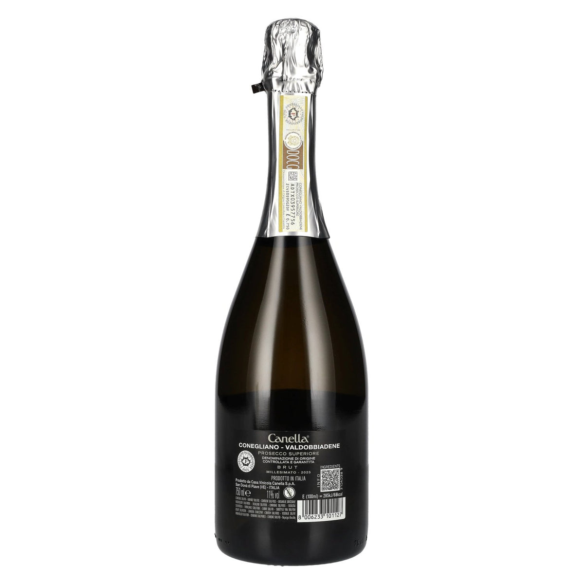 Canella Valdobbiadene Prosecco Superiore Millesimato Brut DOCG 2025 11 % vol. 0,75 l