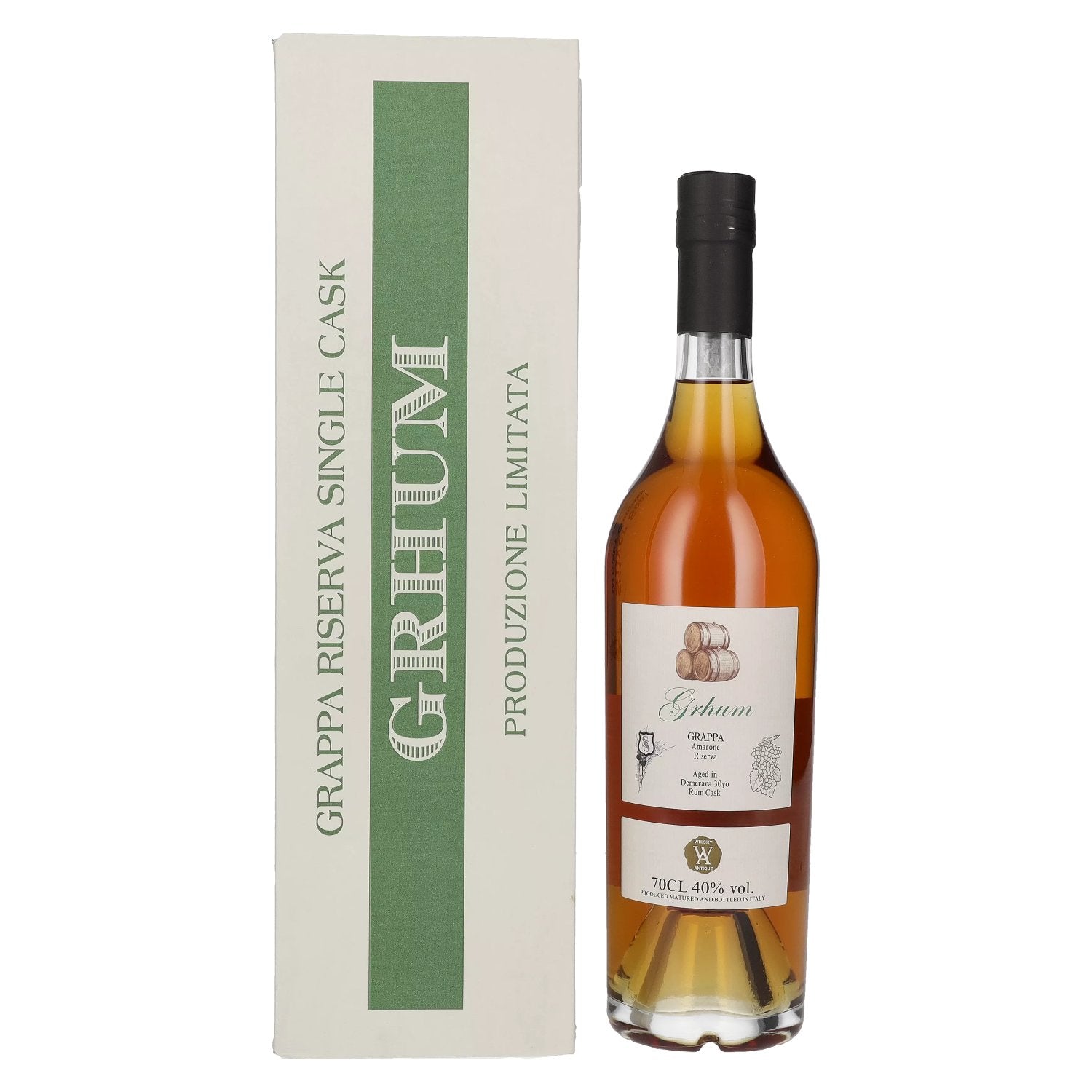 Silver Seal Grappa Riserva Single Demerara Rum Cask 2023 40% vol. 0,7l en boîte cadeau