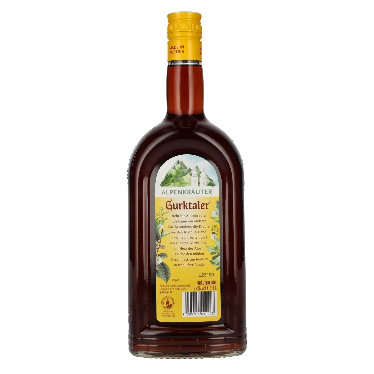 Gurktaler Alpine Herbs 27% Vol. 1l