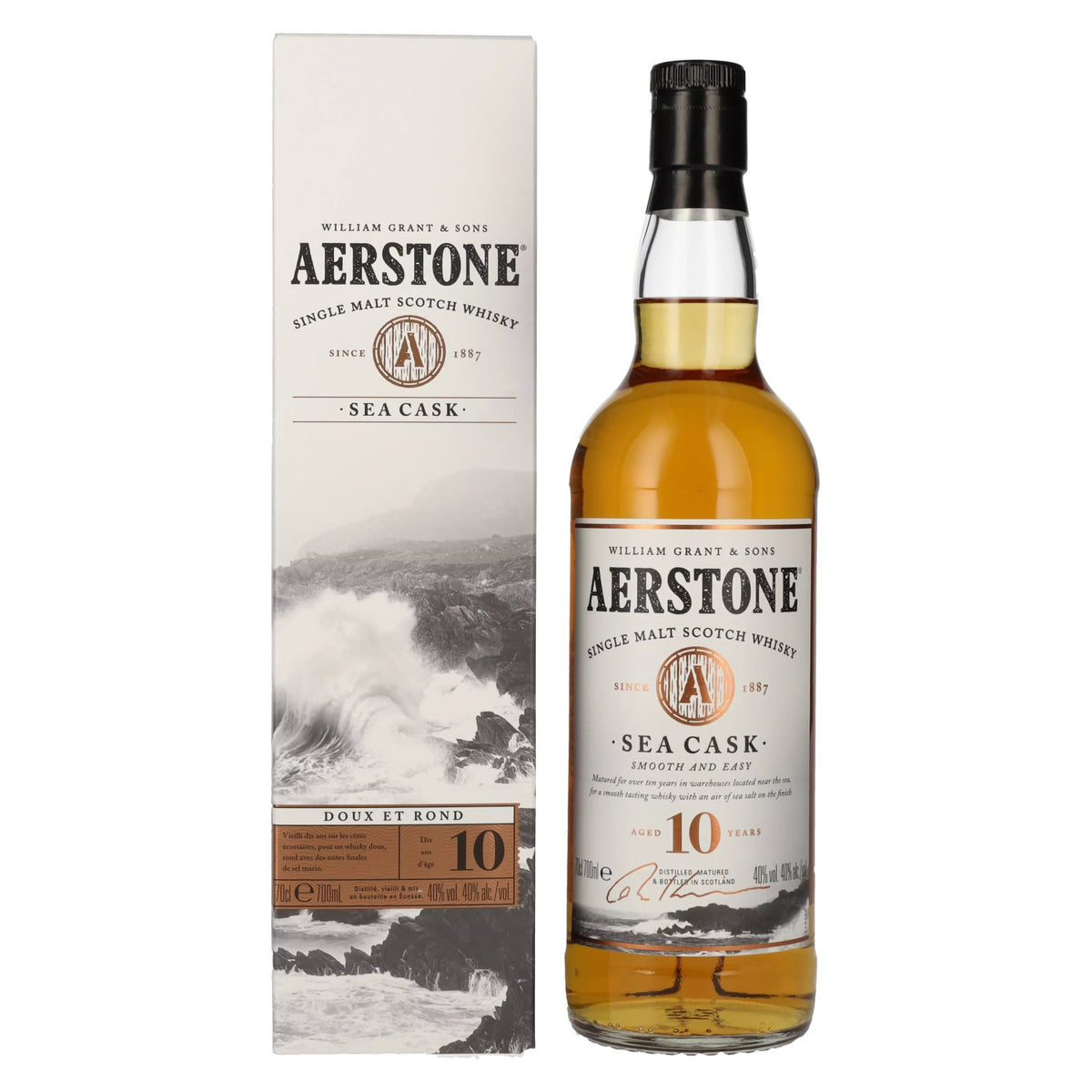Aerstone 10 Years Old SEA CASK Single Malt 40% Vol. 0,7l en boîte cadeau