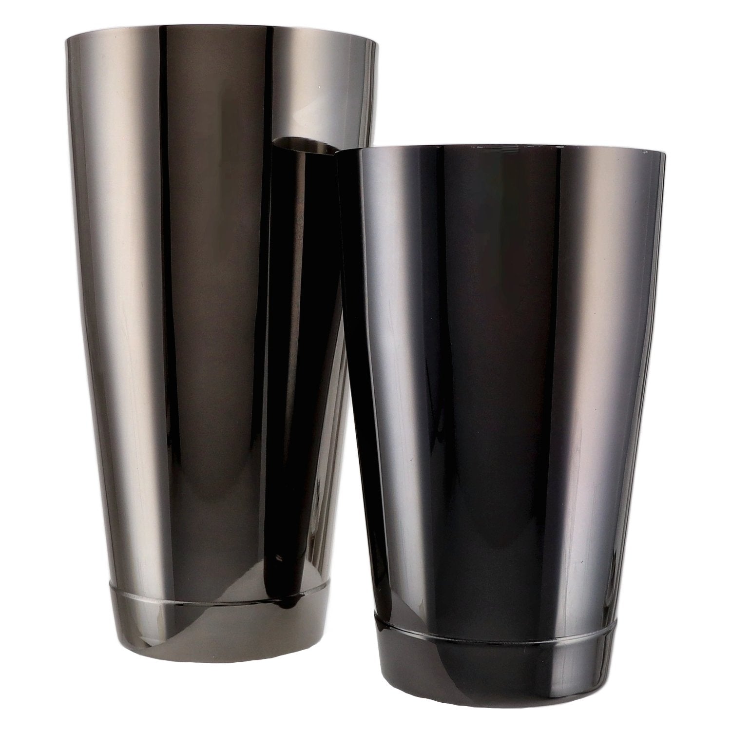 Cocktail Shaker mit Edelstahl Becher anthrazit-braun
