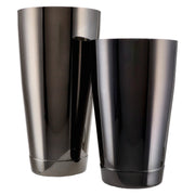 Cocktail Shaker mit Edelstahl Becher anthrazit-braun